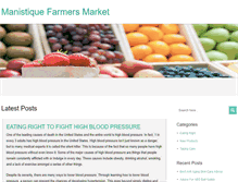 Tablet Screenshot of manistiquefarmersmarket.com